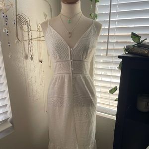 Eyelet Dream Midi Dress